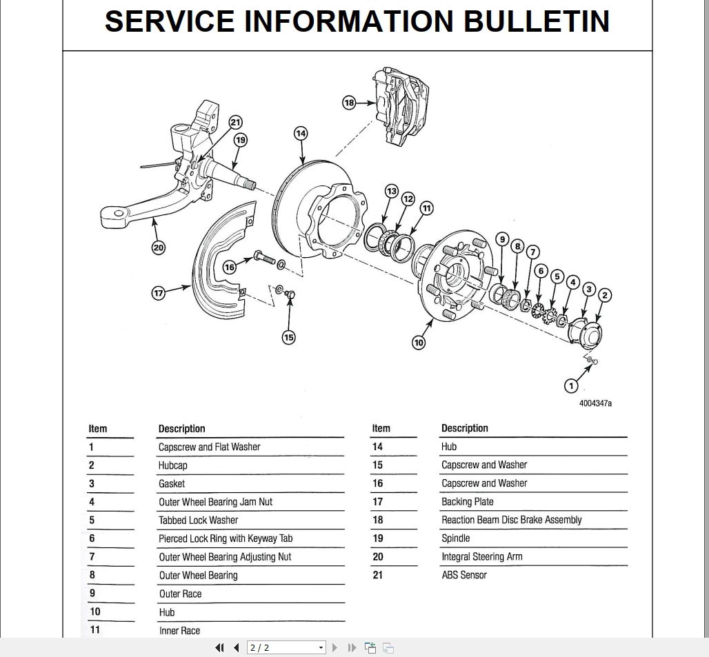 HINO Truck All Series Technical Bulletins Chassis Updates 2019 EN 4