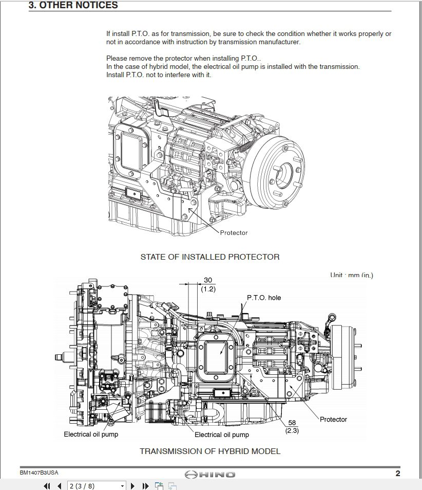 HINO Truck Body Builder Book BM1407B3USA 2016 Manuals Guides EN 4