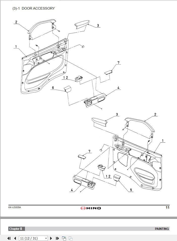 HINO Truck Body Builder Book US005A Manuals Guides 2008 EN 4