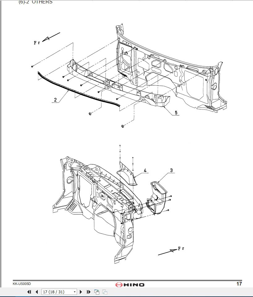 HINO Truck Body Builder Book US005D Manuals Guide 2010 EN 4