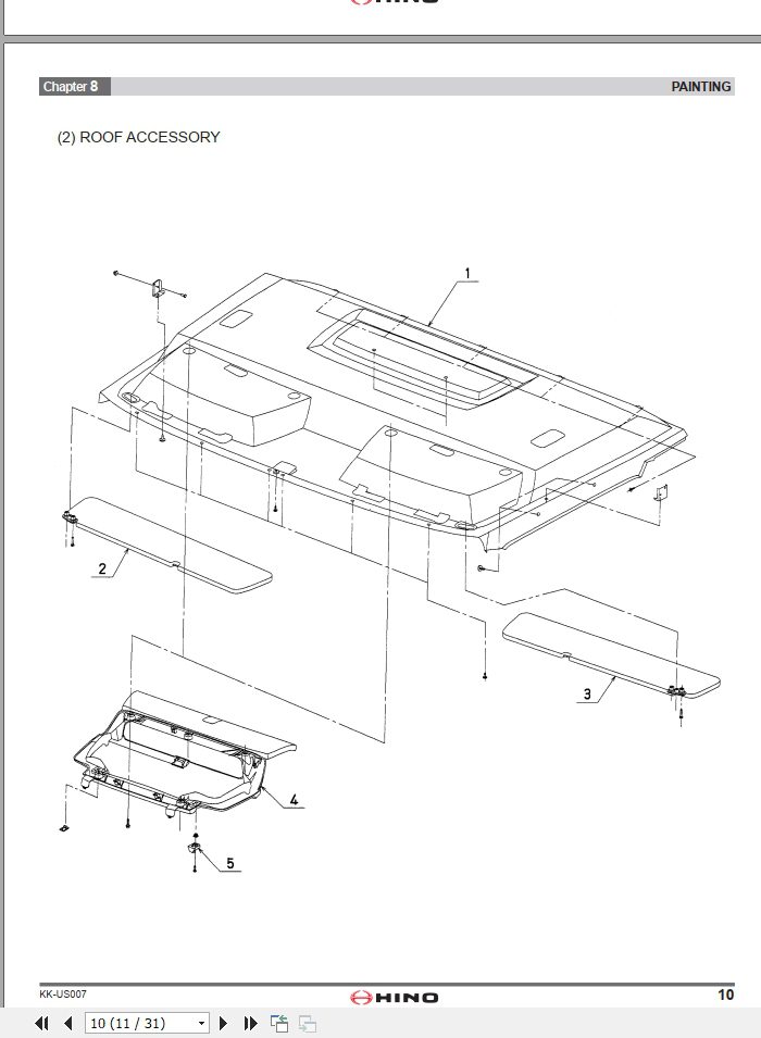 HINO Truck Body Builder Book US007 Manuals Guide 2011 EN 4