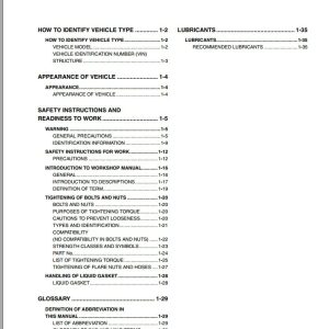 HINO Truck COE All Series J05E 155 155h 195 195h Workshop Manuals 2016 EN 1