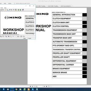 HINO Truck CONV All Series 238 258LP 268 338 Workshop Manuals 2015 EN 1