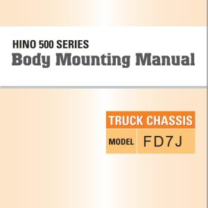 HINO Truck Chasiss All Series Workshop Manuals 2019 EN 1