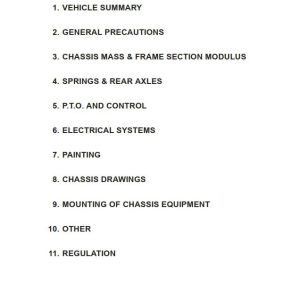 HINO Truck Chasiss All Series Workshop Manuals 2019 EN 2