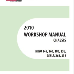 HINO Truck Chassis 145 165 185 238 258LP 268 338 Workshop Manuals 2010 EN 1