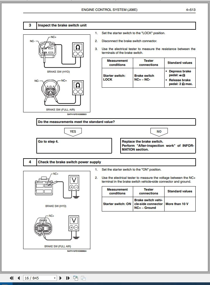 HINO Truck Conventional All Series 238 258LP 268 338 Workshop Manuals 2017 EN 1