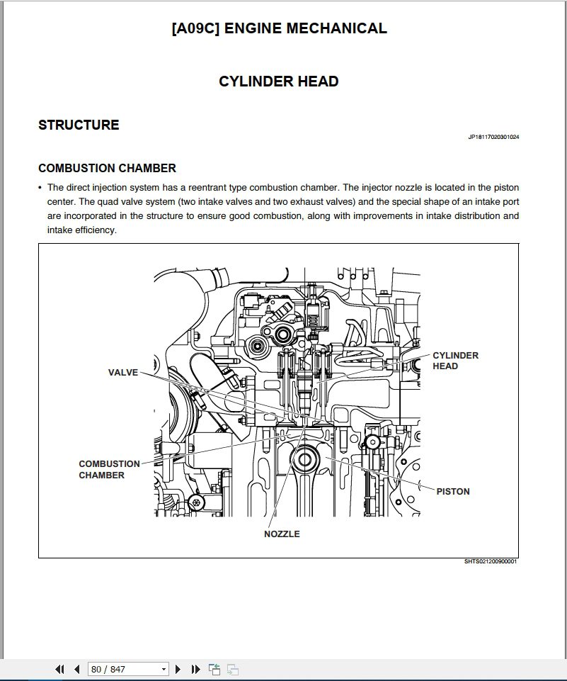 HINO Truck Engine A09C Series Workshop Manuals 2019 EN 2