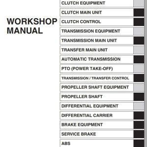 HINO Truck Engine All Series 238 258LP 268 338 358 Workshop Manuals 2014 EN 1