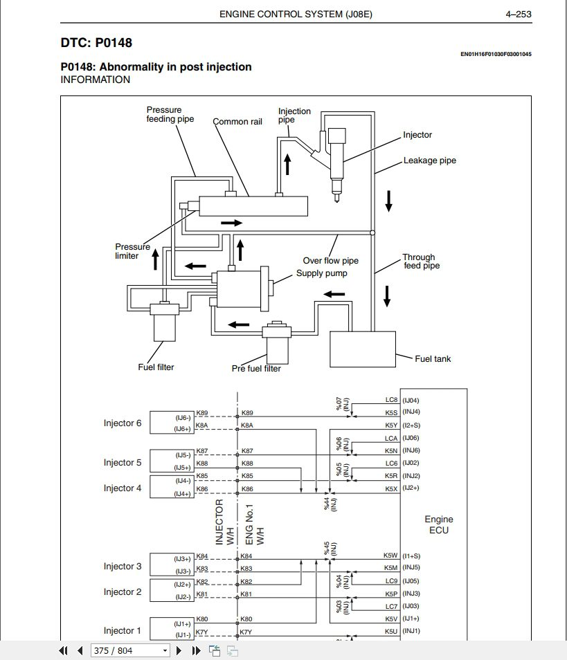 HINO Truck Engine All Series 238 258LP 268 338 358 Workshop Manuals 2014 EN 3