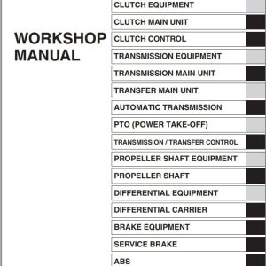 HINO Truck Engine All Series 238 258LP 268 338 Workshop Manuals 2012 EN 1