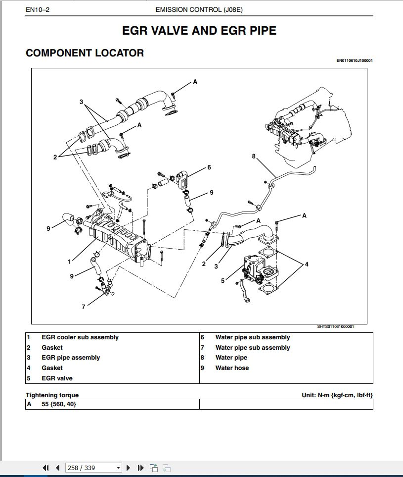 HINO Truck Engine J08E VB VC WU All Series Workshop Manuals 2019 EN 3