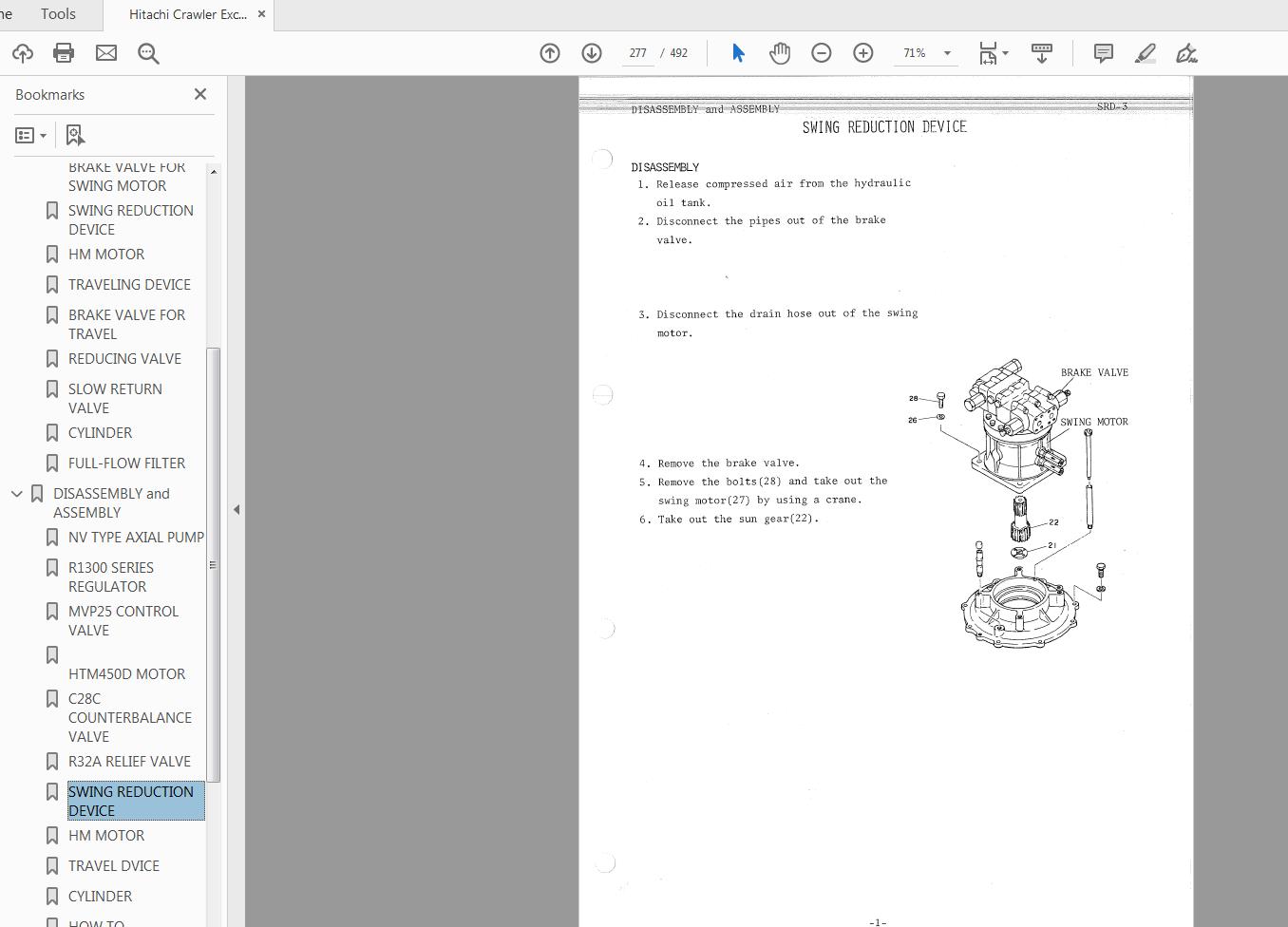 Hitachi Crawler Excavator UH071 Service Manual KM056 00 4