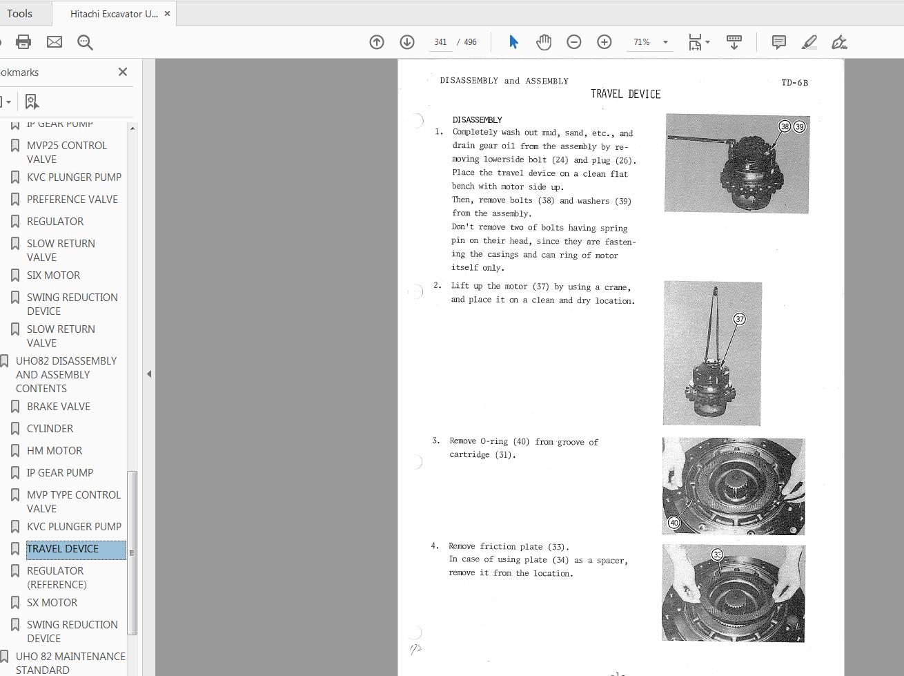 Hitachi Excavator UH082 Service Manual KM027 00 4