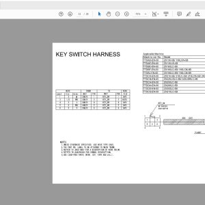 Hitachi Hybrid Excavator ZH210LC 5B Electrical Circuit Diagram TTDCS EN 00 2