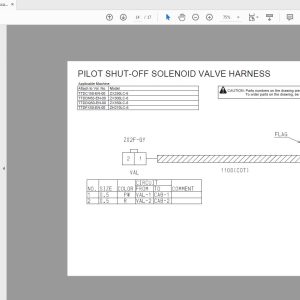 Hitachi Hybrid Excavator ZH210LC 6 Electrical Circuit Diagram TTDFX50 EN 00 3