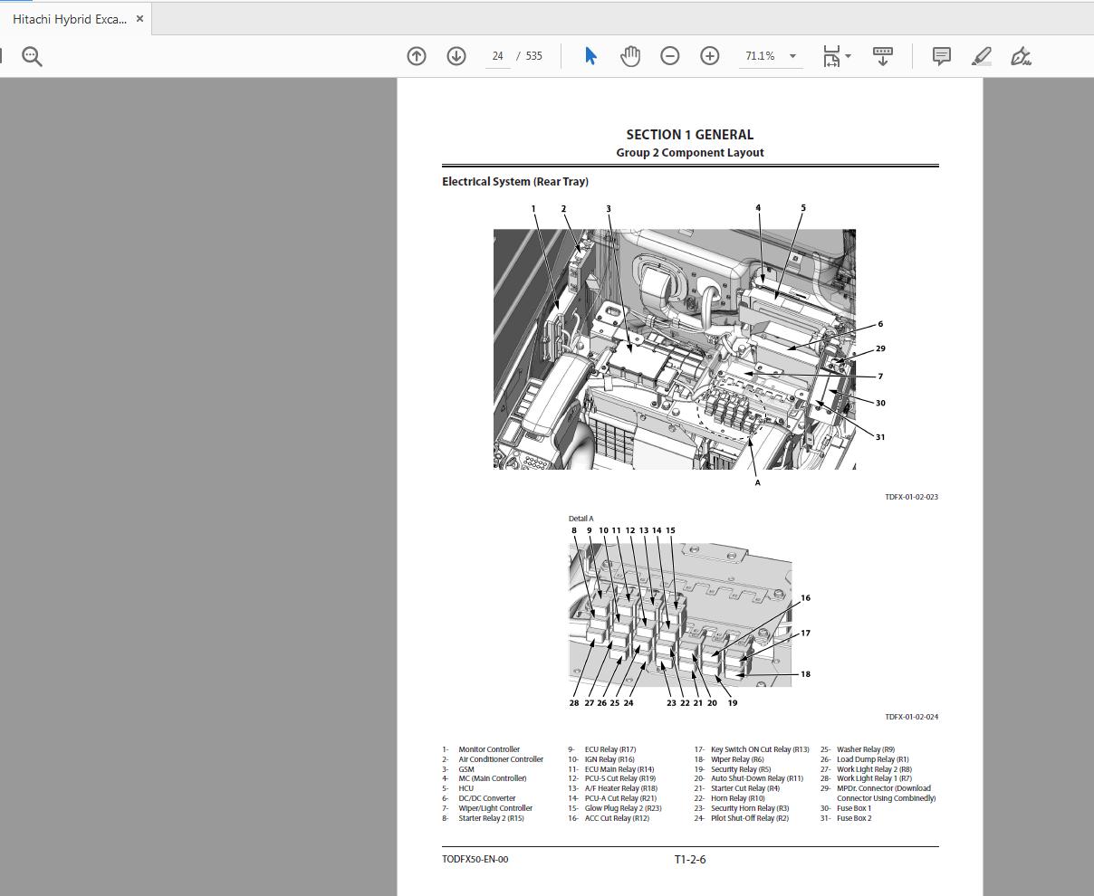 Hitachi Hybrid Excavator ZH210 210LC 6 Technical Manual TODFX50 EN 00 2