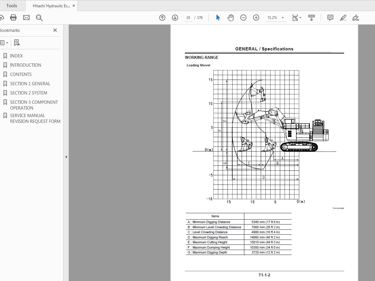 Hitachi Hydraulic Exacavator EX2500 5 Technical Manual TO141 E 01 2