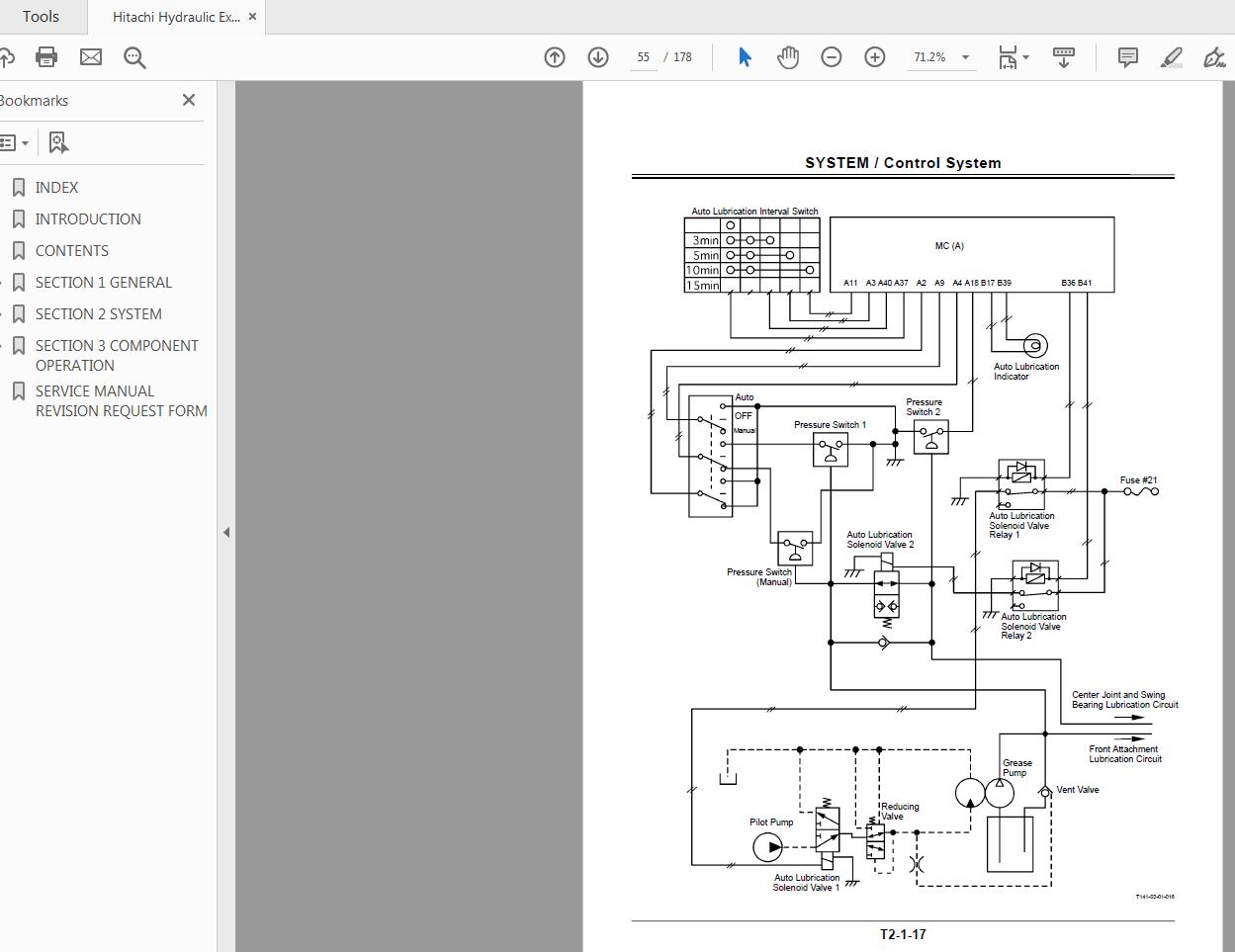 Hitachi Hydraulic Exacavator EX2500 5 Technical Manual TO141 E 01 3