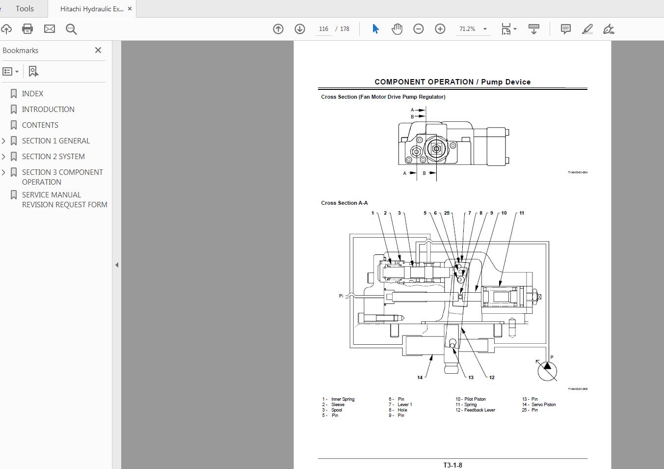Hitachi Hydraulic Exacavator EX2500 5 Technical Manual TO141 E 01 4