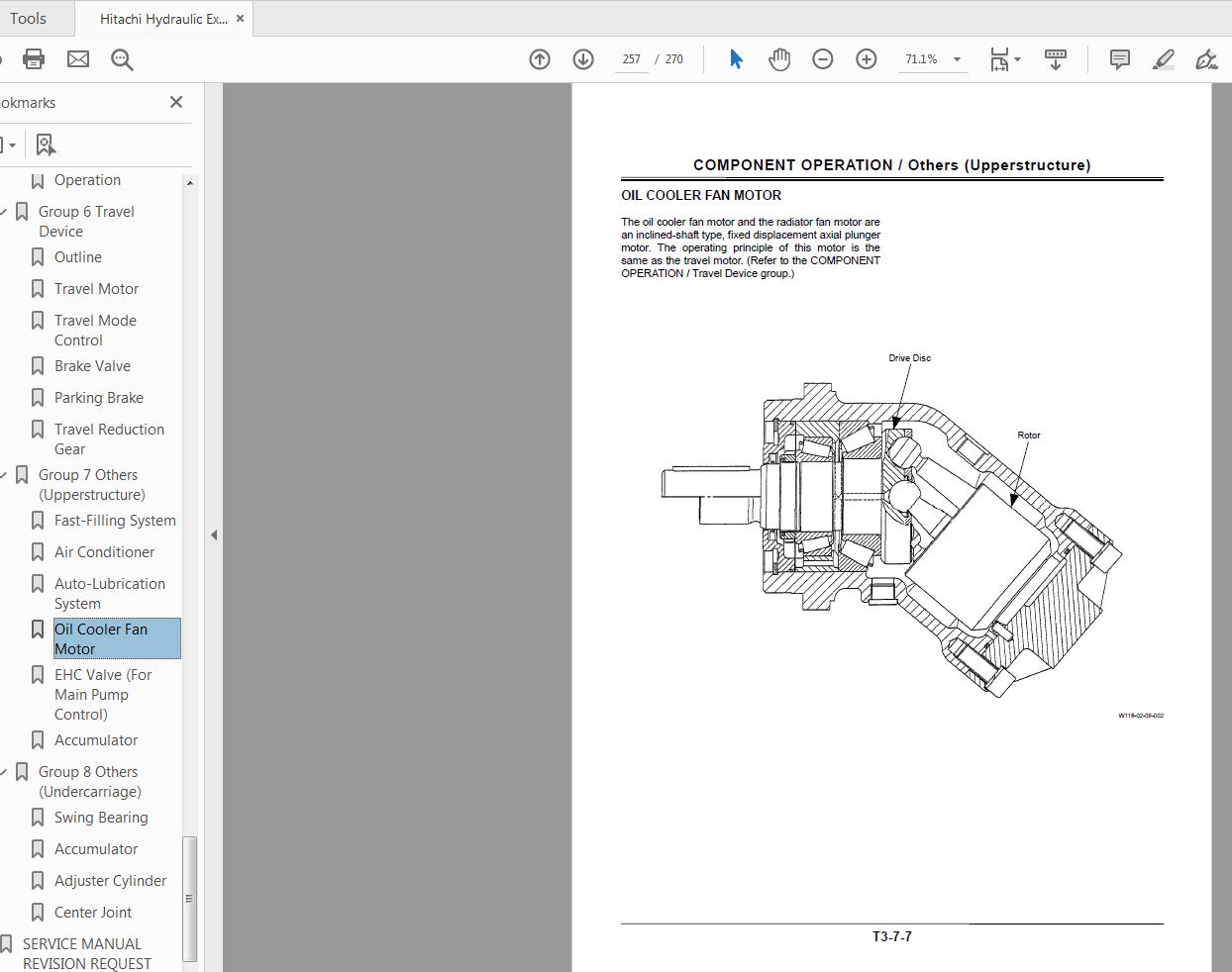 Hitachi Hydraulic Exacavator EX2500 6 Technical Manual TO18L E 00 4