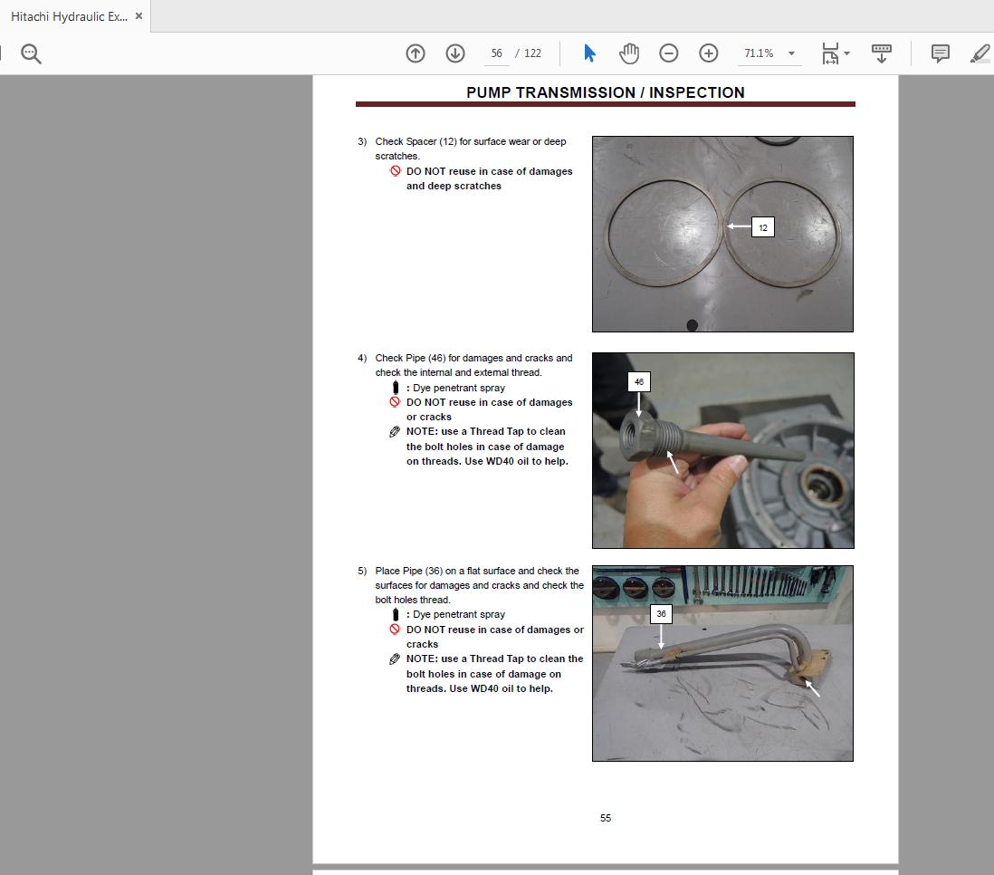 Hitachi Hydraulic Excavator EX1200 5 EX1200 6 Workshop Manual WSD PDE 17F 1 3