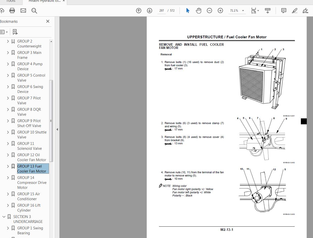 Hitachi Hydraulic Excavator EX1200 6 Technical Manual W18BE 00 3