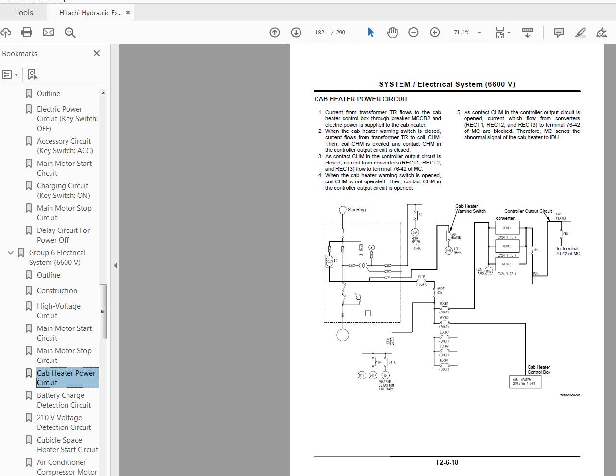 Hitachi Hydraulic Excavator EX1900E 6 Technical Manual TOKBC EN 00 3
