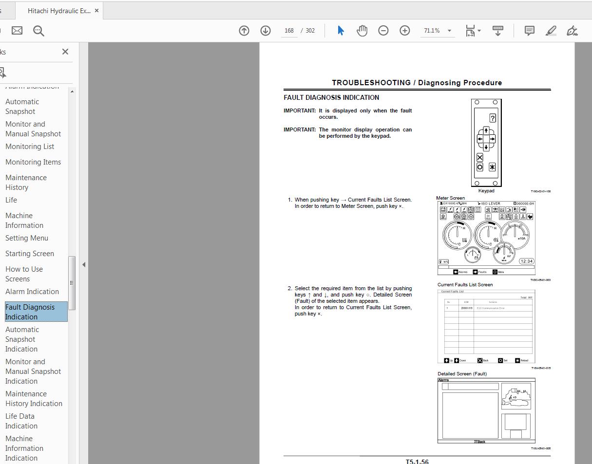 Hitachi Hydraulic Excavator EX1900E 6 Technical Manual TTKBC EN 00 2
