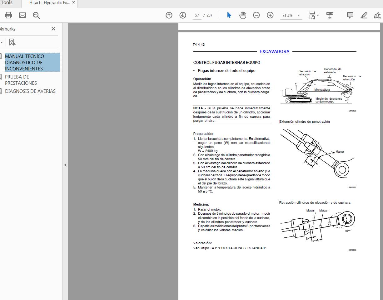 Hitachi Hydraulic Excavator EX455 Technical Manual Operational Princible ES 2