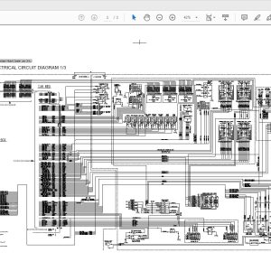 Hitachi Hydraulic Excavator EX5500 5 Electrical Circuit Diagram TT18BE 00 1