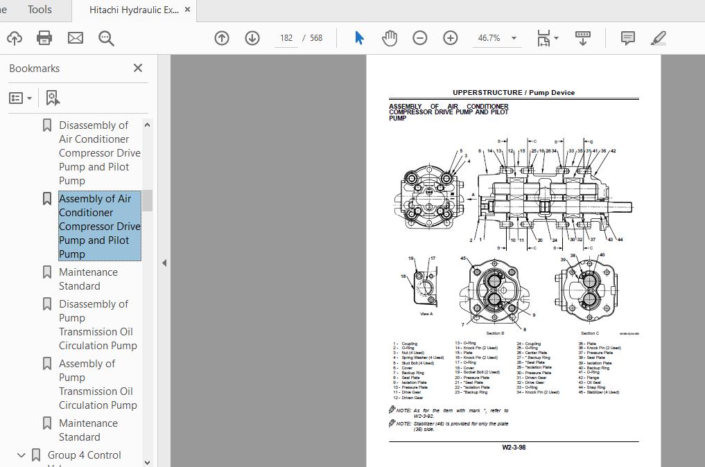 Hitachi Hydraulic Excavator EX5500 6 Workshop Manual W18N E 0020081022 2