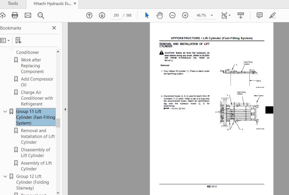 Hitachi Hydraulic Excavator EX5500 6 Workshop Manual W18N E 0020081022 3