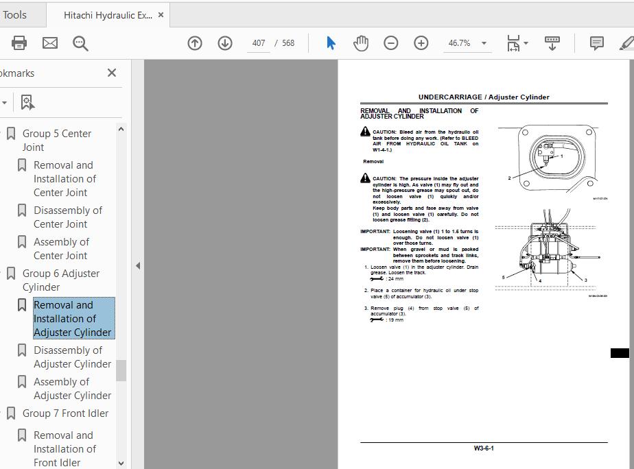 Hitachi Hydraulic Excavator EX5500 6 Workshop Manual W18N E 0020081022 4