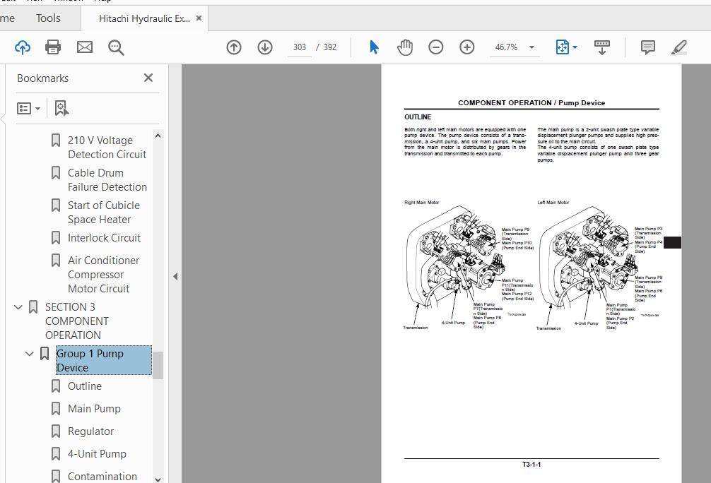 Hitachi Hydraulic Excavator EX5600E 6 Technical Manual TOKCB EN 00 3