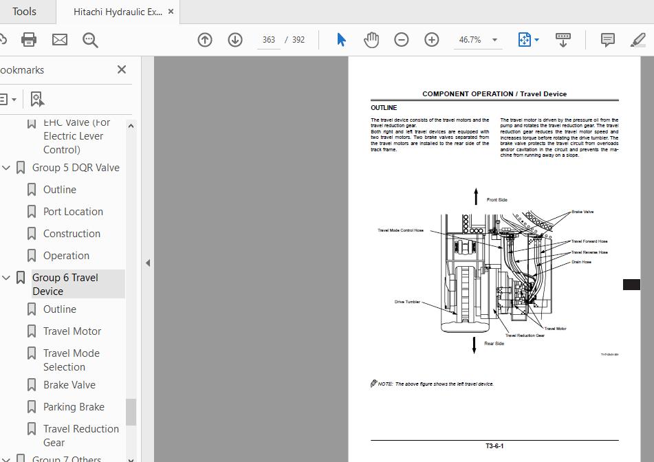 Hitachi Hydraulic Excavator EX5600E 6 Technical Manual TOKCB EN 00 4