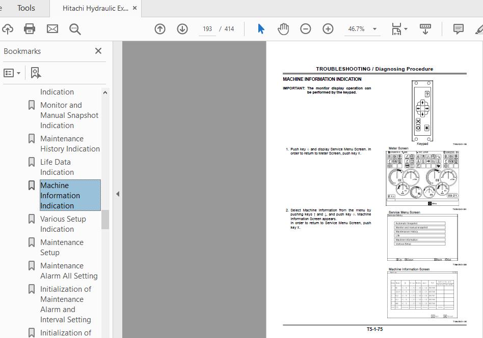 Hitachi Hydraulic Excavator EX5600E 6 Technical Manual TTKCB EN 00 3