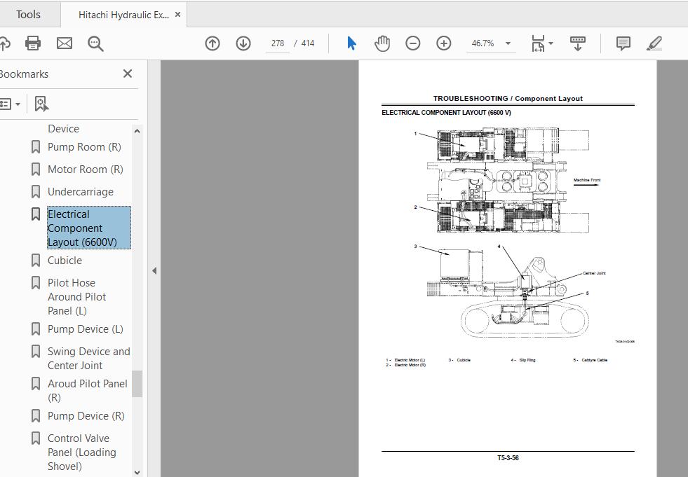 Hitachi Hydraulic Excavator EX5600E 6 Technical Manual TTKCB EN 00 4