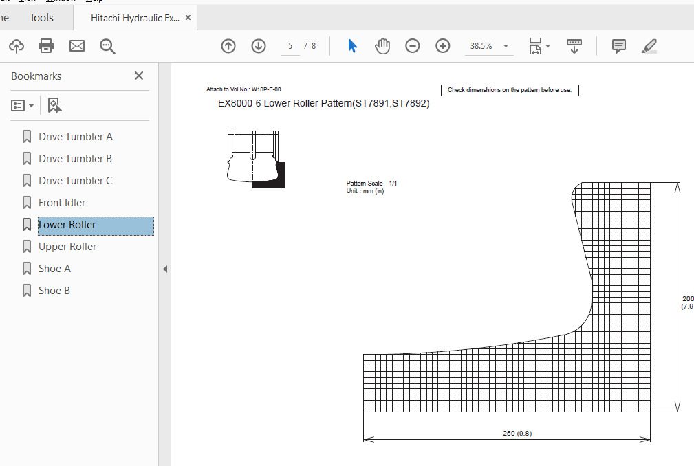 Hitachi Hydraulic Excavator EX8000 6 Electrical Circuit Diagram TT18P E 00 3
