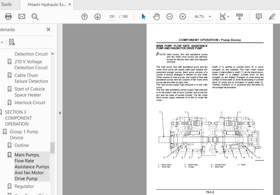Hitachi Hydraulic Excavator EX8000E 6 Technical Manual TO18W E 00 4