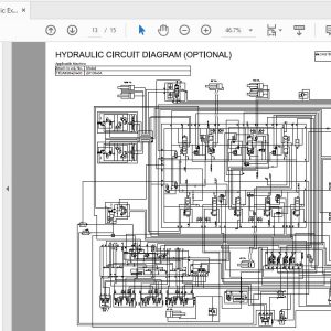 Hitachi Hydraulic Excavator Series ZX130 5A TTDAK90 EN 00 Circuit Diagram 4