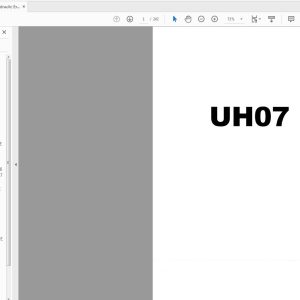 Hitachi Hydraulic Excavator UH07 Service Manual KM000 BH 1