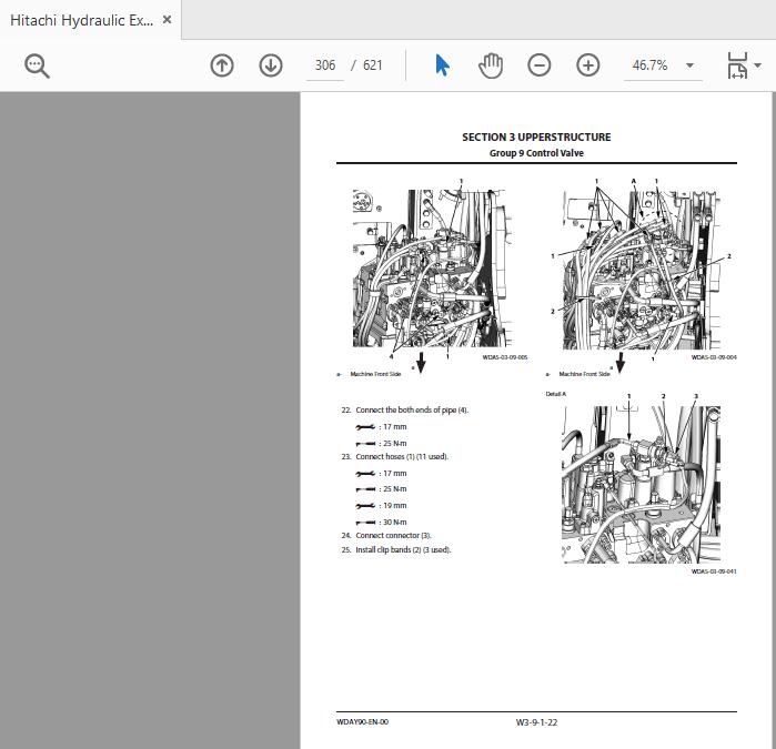 Hitachi Hydraulic Excavator ZX135US 5A WDAY90 EN 00 Workshop Manual 4