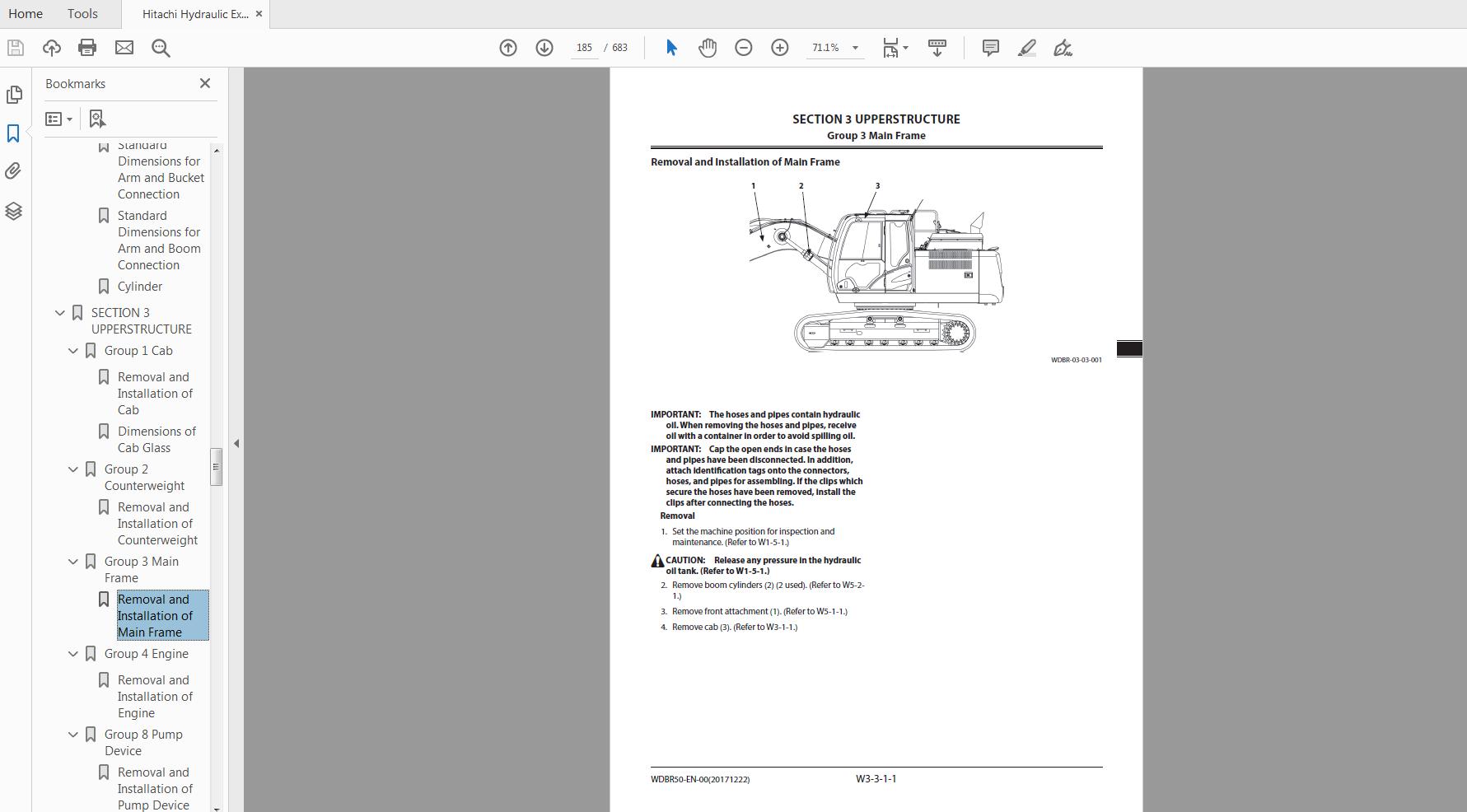 Hitachi Hydraulic Excavator ZX160LC 6 Technical Workshop Manual Circuit Diagram 6