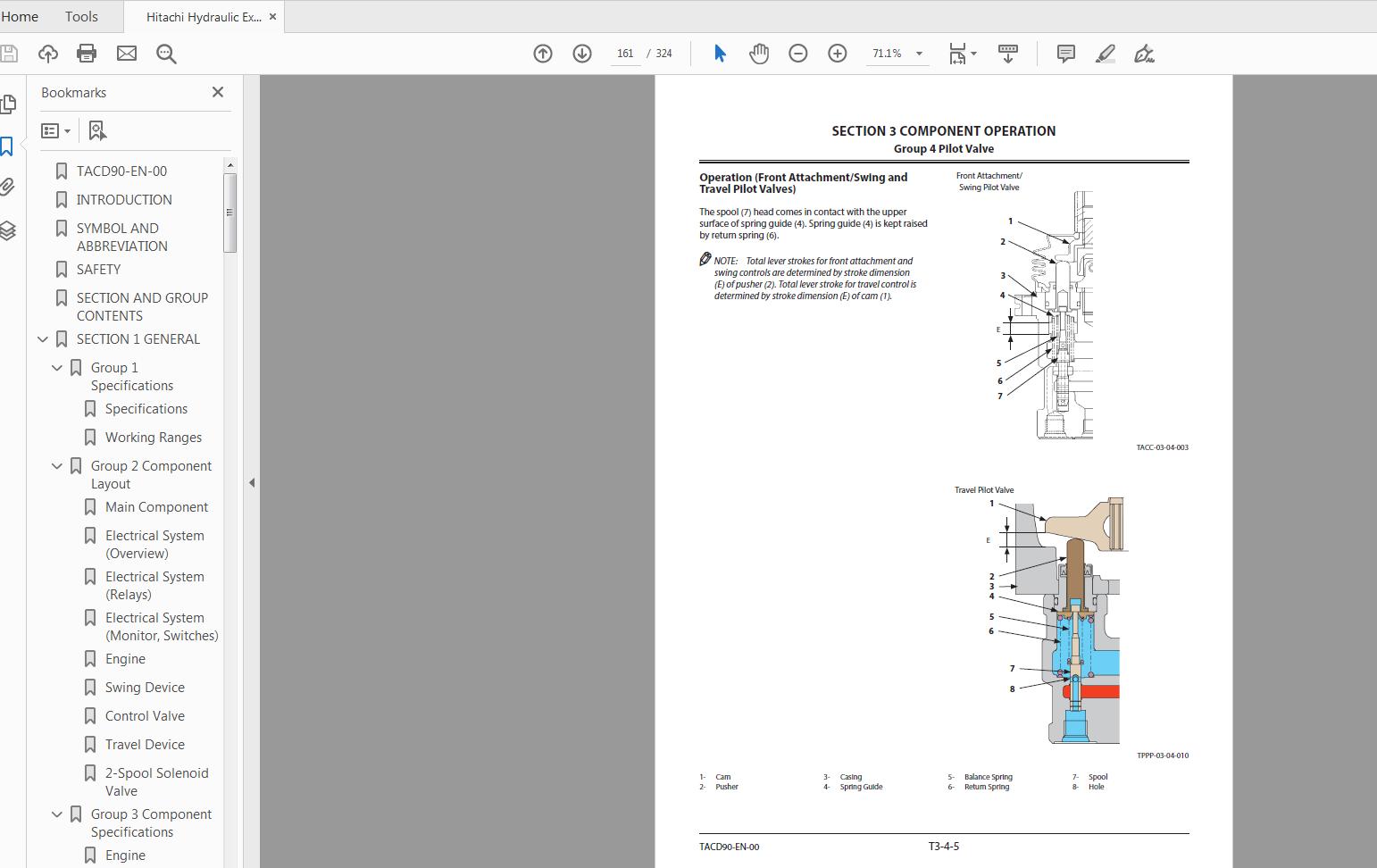Hitachi Hydraulic Excavator ZX20U 5A Technical Workshop Manual Circuit Diagram 1