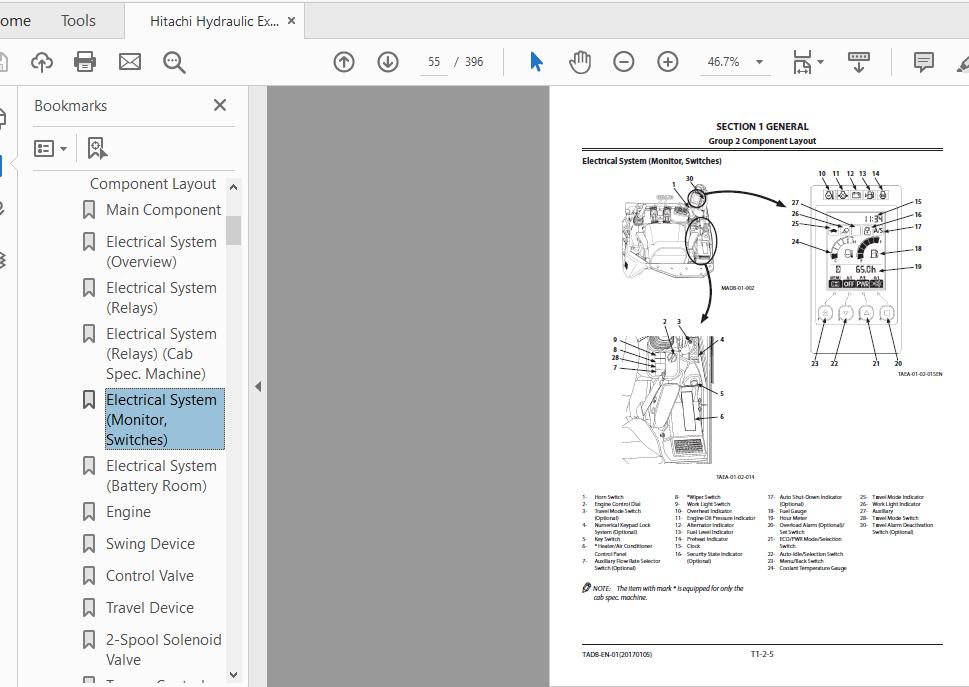Hitachi Hydraulic Excavator ZX33U 5A TADB EN 01 Technical Manual20170105 2