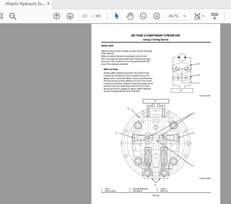 Hitachi Hydraulic Excavator ZX470H GI Series Technical Manual OP 4