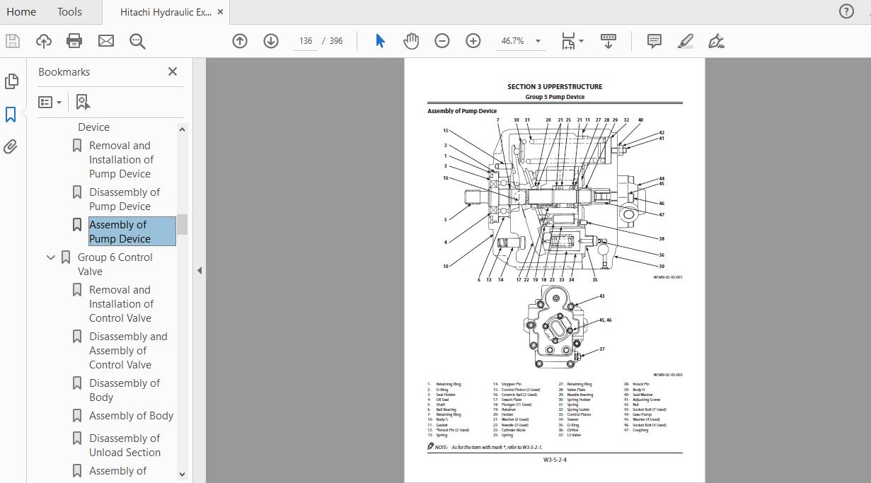 Hitachi Hydraulic Excavator ZX55U 5B WAEJ90 EN 00 Workshop Manual 2