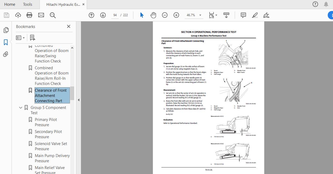 Hitachi Hydraulic Excavator ZX60 5G TTDEG EN 00 Technical ManualTroubleshooting 2