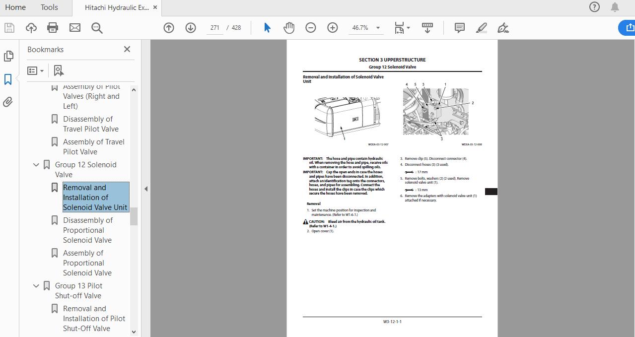 Hitachi Hydraulic Excavator ZX70 70LC 5G WDEA EN 00 Workshop Manual20140805 3